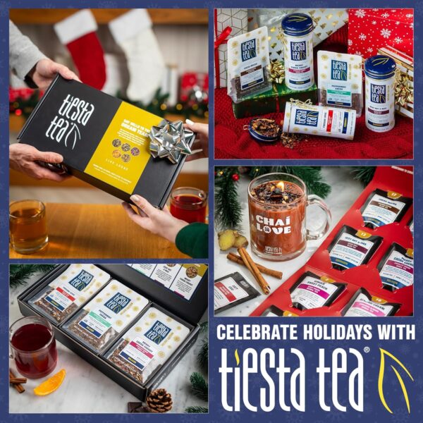 Blueberry Pineapple Green Tea | Pineapple Blues by Tiesta Tea | Medium Caffeine | Loose Leaf Green Tea Slenderizer Blend | 1 Lb Bulk Bag - Image 7