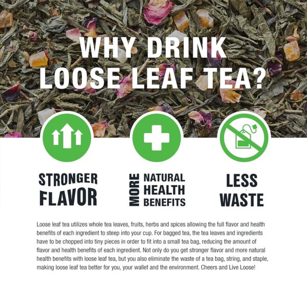 Blueberry Pineapple Green Tea | Pineapple Blues by Tiesta Tea | Medium Caffeine | Loose Leaf Green Tea Slenderizer Blend | 1 Lb Bulk Bag - Image 9