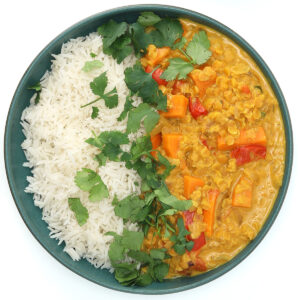 Masoor Dal with Rice (मसूर दाल और चावल)