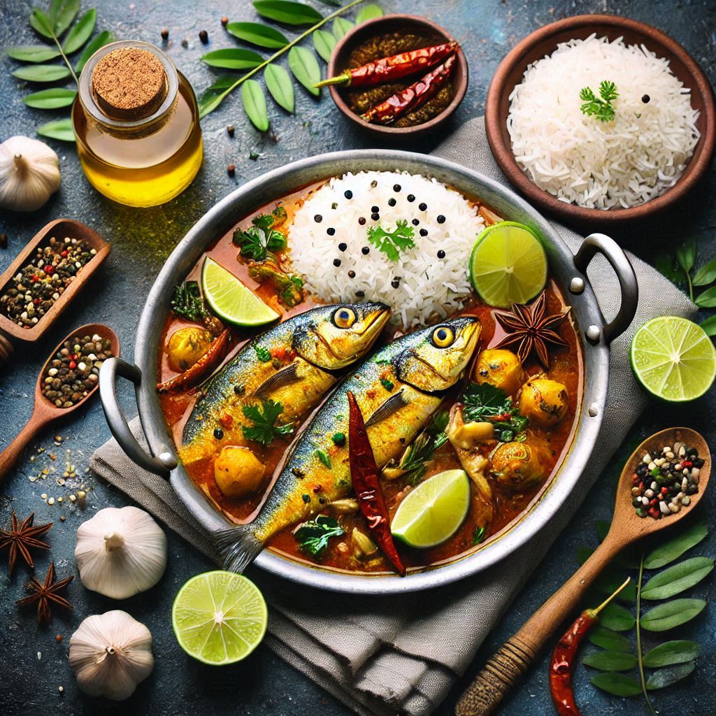 Fish Curry with Rice (मछली करी और चावल): A Coastal Delight of Taste and Nutrition