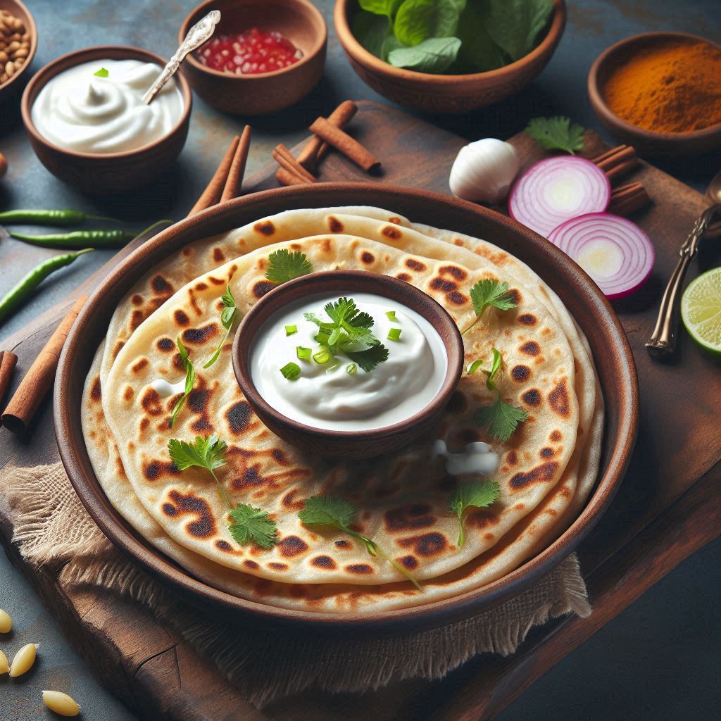 Paratha with Yogurt (पराठा और दही): A Delicious Balance of Taste and Health