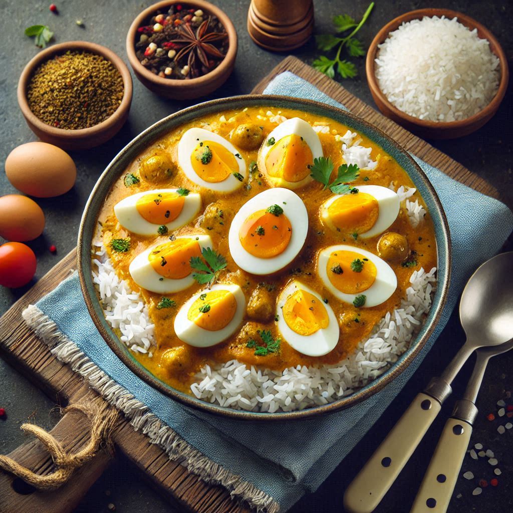 Egg Curry with Rice (अंडा करी और चावल): A Protein-Packed Delight for Every Meal