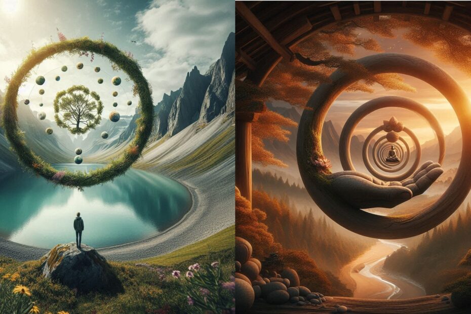 Nature: the eternal cycle of kindness, strength and balance प्रकृति: दयालुता, शक्ति और संतुलन का अनंत चक्र
