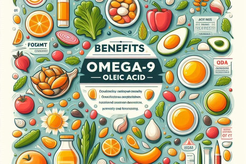 Natural sources of Omega-9 like olive oil and avocado