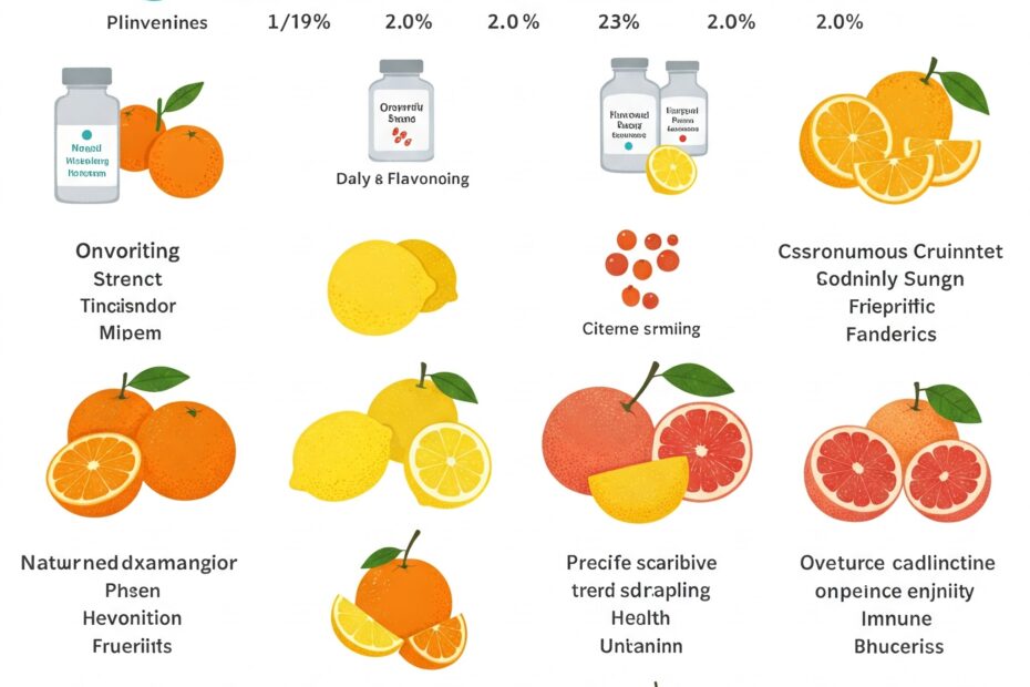 Natural sources of Hesperidin and Tangeritin including citrus fruits and tangerines