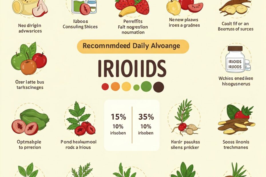 Natural sources of Iridoids including medicinal plants and herbal extracts
