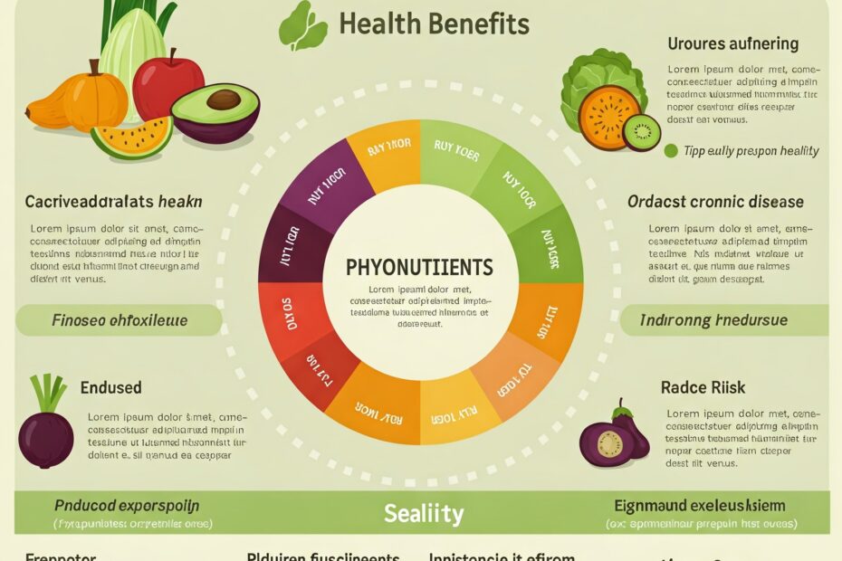 Natural sources of Phytonutrients including fruits, vegetables, and whole grains