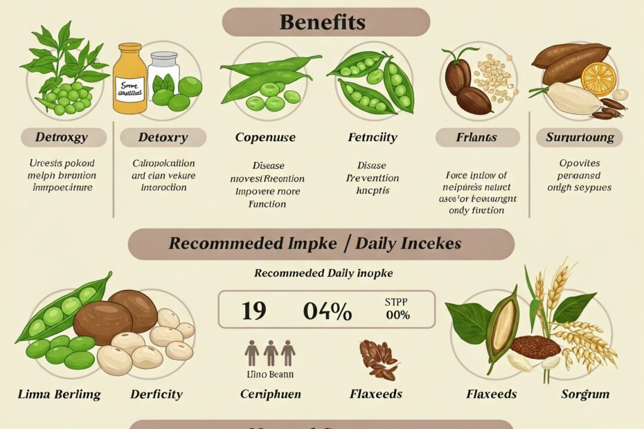 Natural sources of Cyanogenic Glycosides including cassava, bitter almonds, and apple seeds