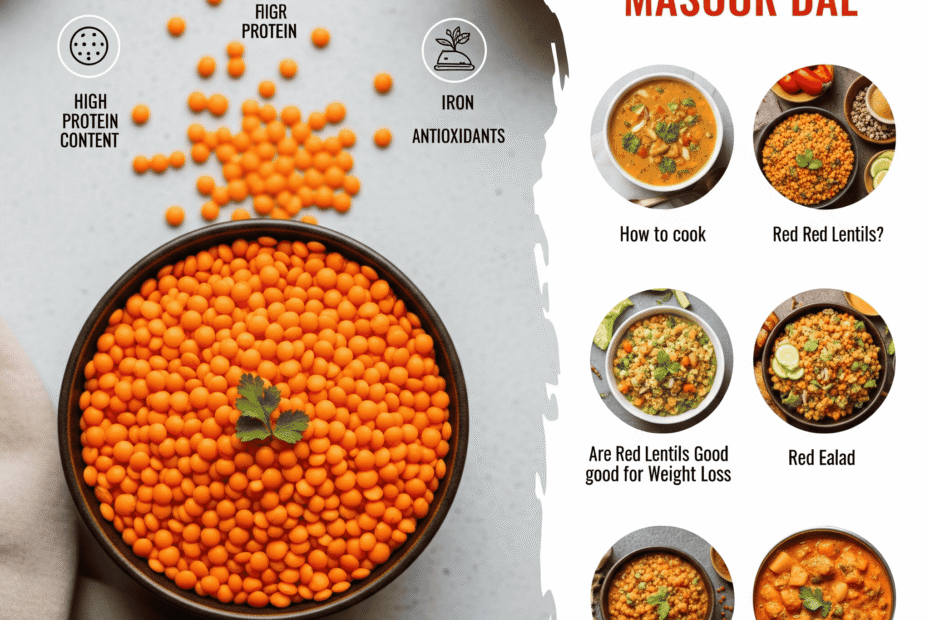 Red Lentils Health Benefits, Nutrition & Uses